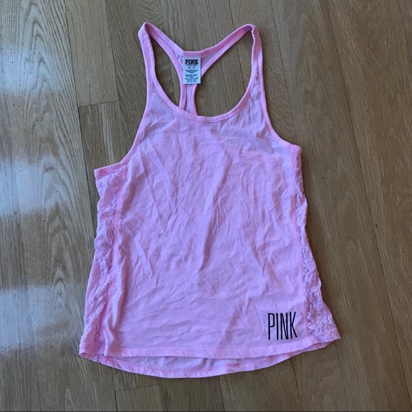 PINK Victoria's Secret Tops - Pink Racer Back Tank Top